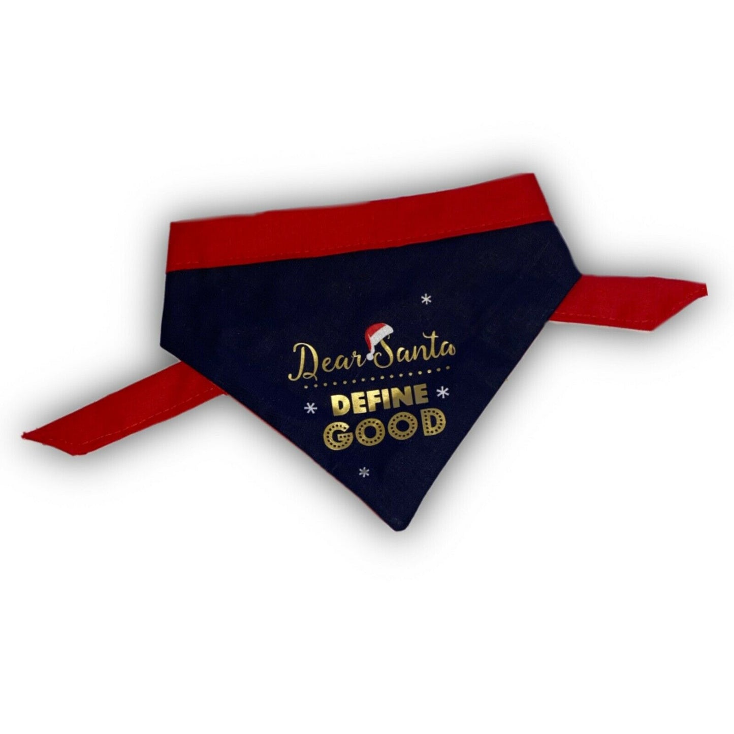 Christmas Dog Bandana with Neck Tie